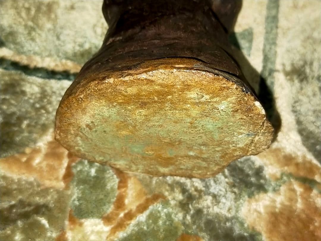 ♥値下げ！阿弥陀如来　陶製　仏像　１９２ｍｍ　阿弥陀様　骨董　古玩