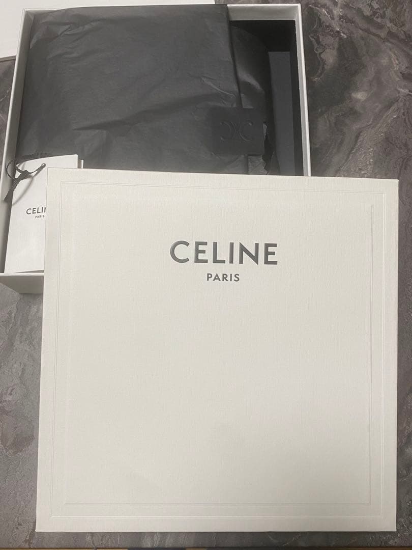 【新品・未使用】正規品CELINE トリオンフ ブラック ニット帽