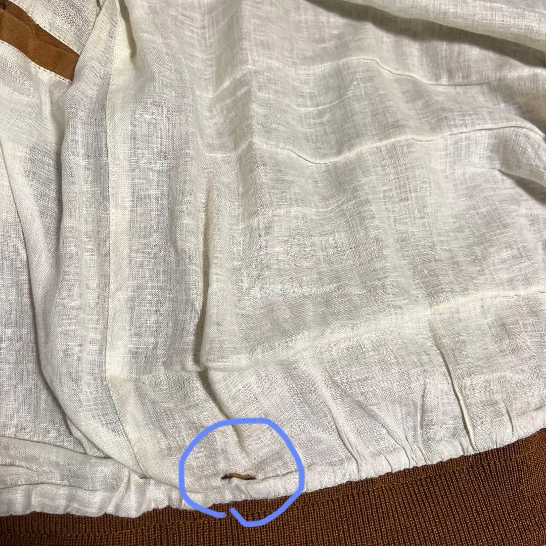 【春夏用】CINQUANTA スエードドライビングブルゾン　サイズ46