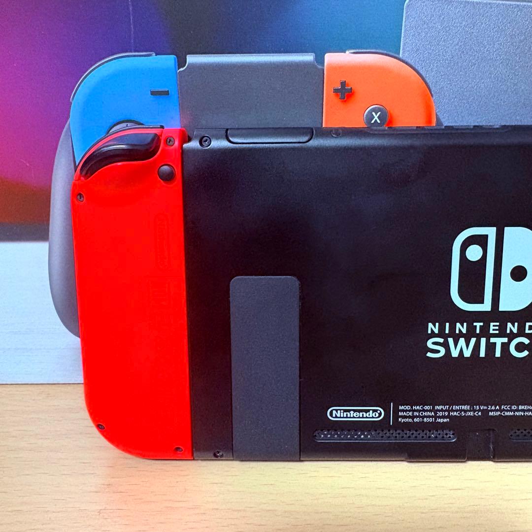 【美品・箱付き】Nintendo Switch本体 ネオンブルー/ネオンレッド
