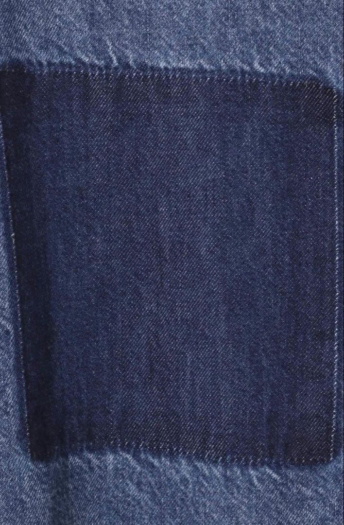 【新品未使用品】デニムシャツ　ブルー　Fサイズ　レプシィム　LEPSIM