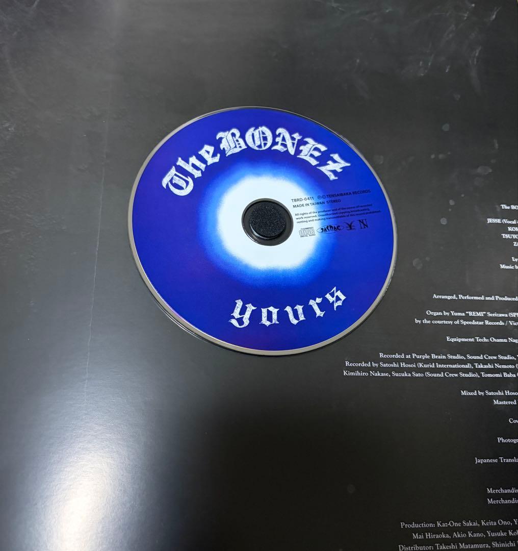 The BONEZ [Yours] LPサイズ