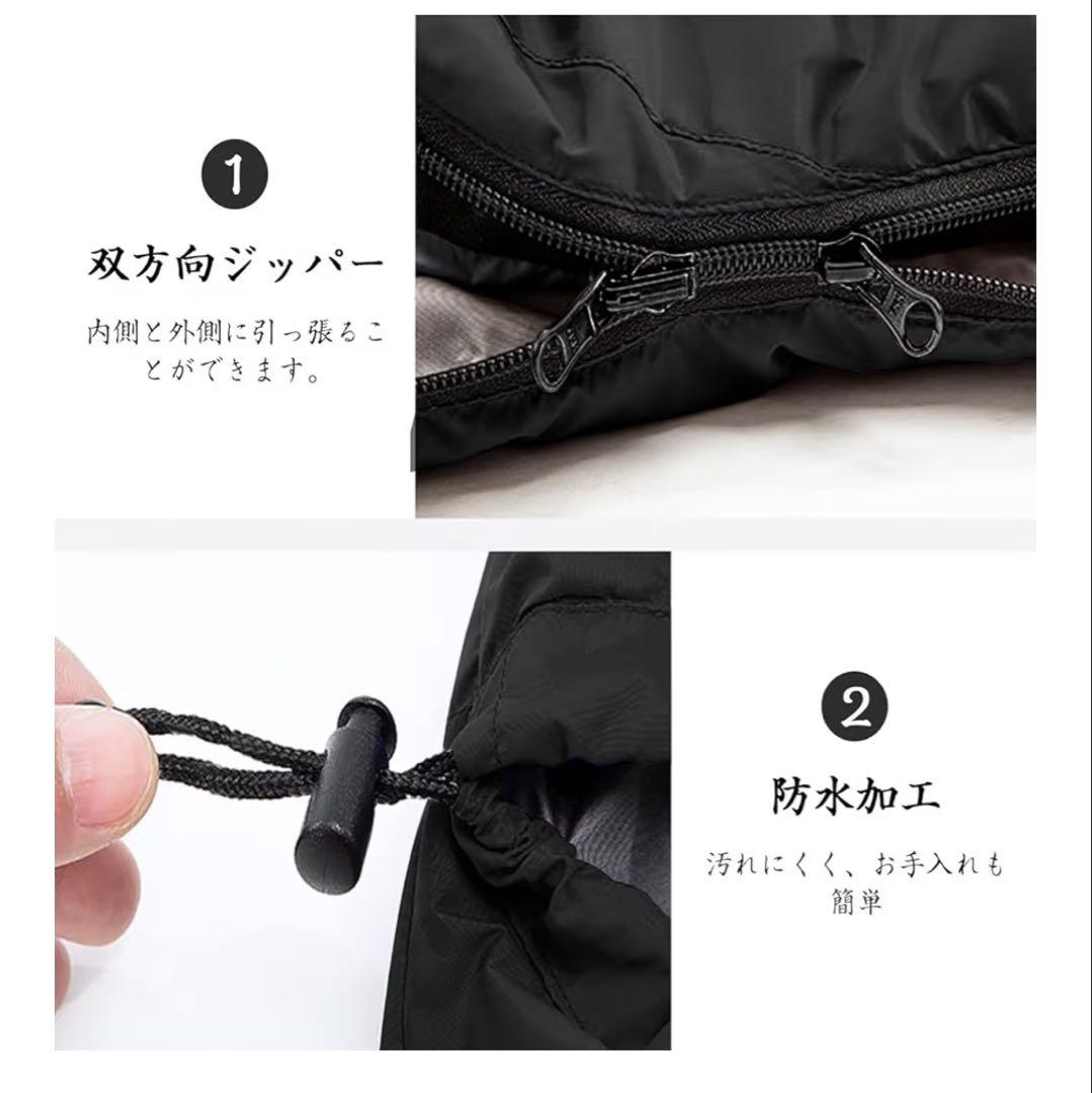 (お値下げ中)【2人用キャンプ寝具セット】寝袋×2＋ライナー＋テーブル付き