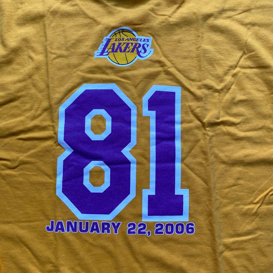 NBA限定 LA コービー・ブライアント 記念 81 ポイント シャツ Ｌ
