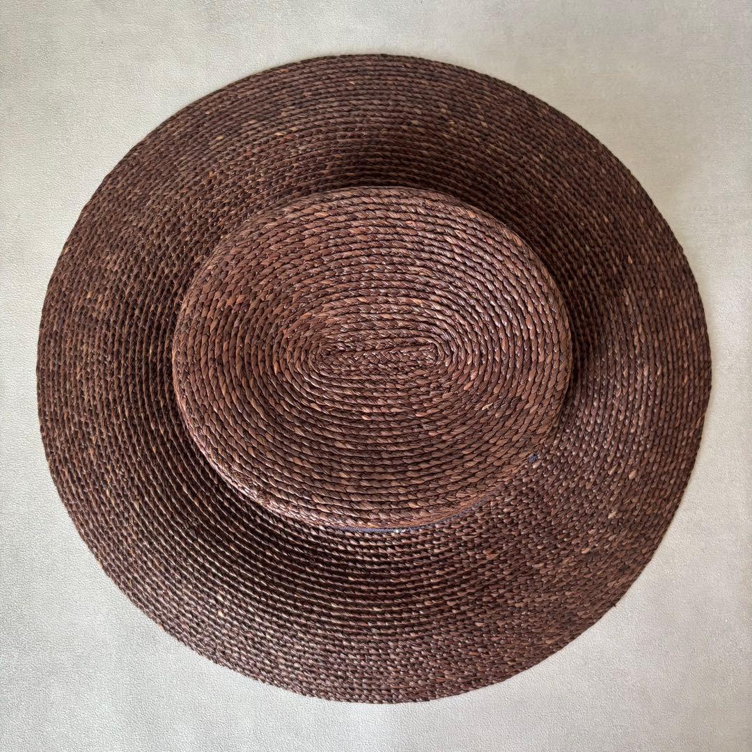 美品✨HELEN KAMINSKI 麦わら帽子 ハット 矢野未希子 ブラウン