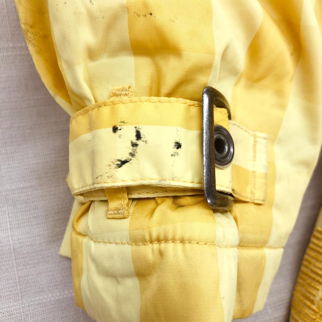 バートン　スキーウェア　イエローチェック柄　ウィンタースポーツ　Sサイズ