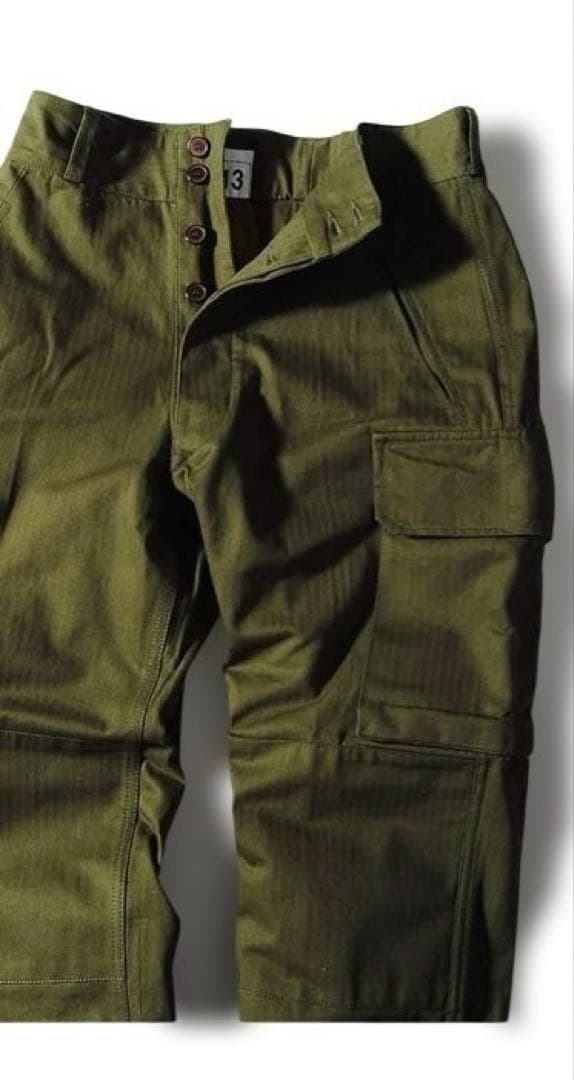 ヒューストンM-47 カーゴパンツ メンズ ミリタリー フランス軍　L