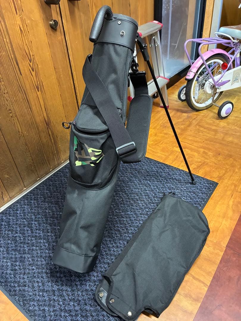 【未使用品】NEWERA ニューエラ ゴルフ セルフ スタンド サブバッグ カモ