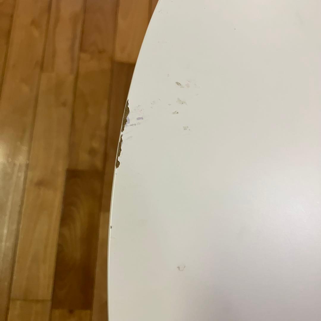 丸テーブル ダイニングテーブル 幅80cm 白