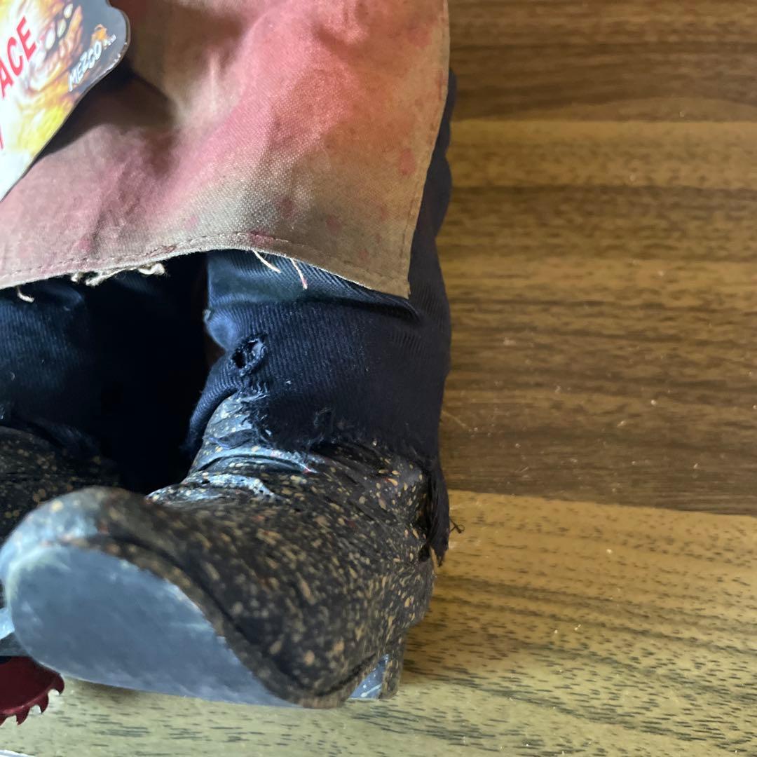 未使用メズコテキサスチェンソーレザーフェイス人形パペットホラーハロウィン