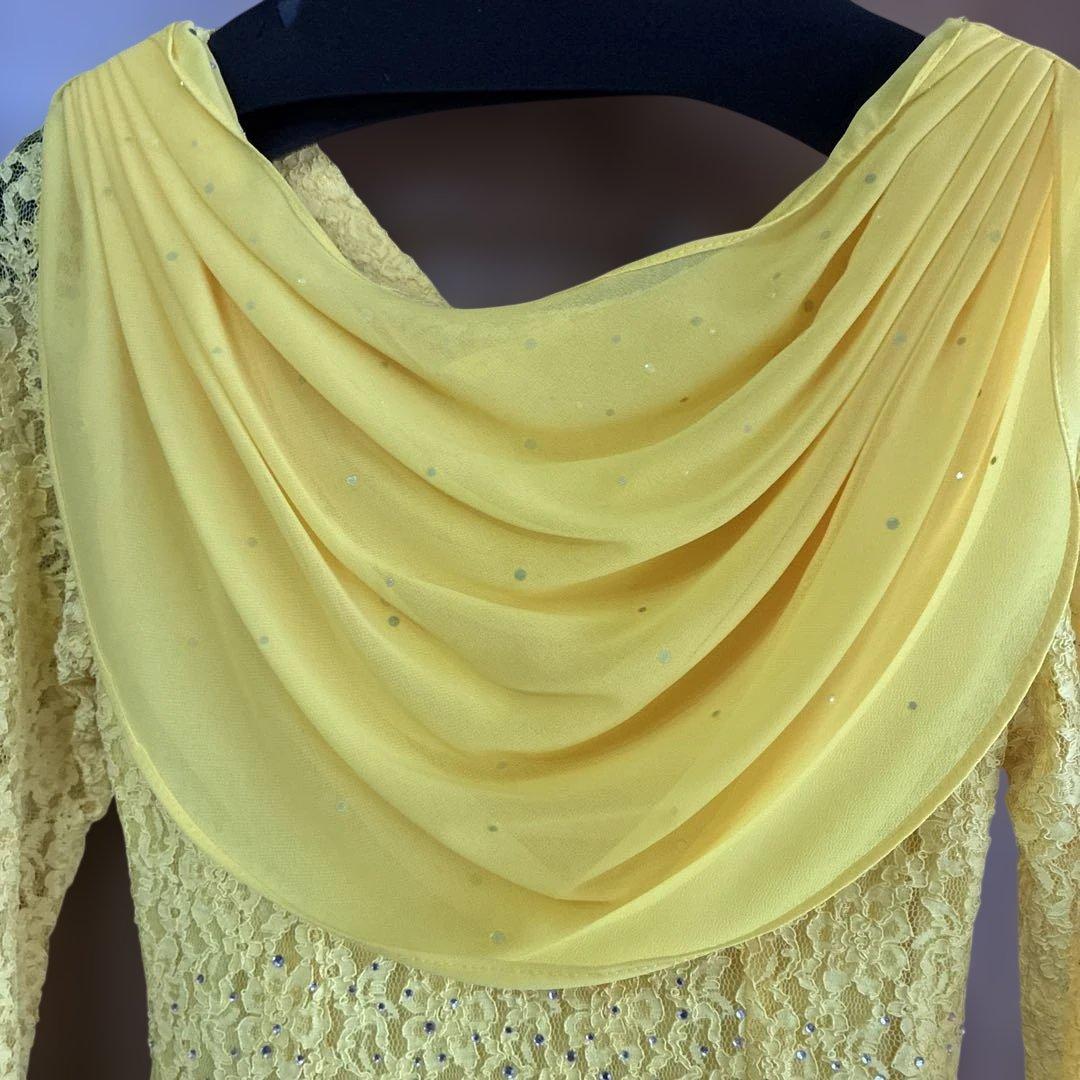 社交ダンス用イエロードレス