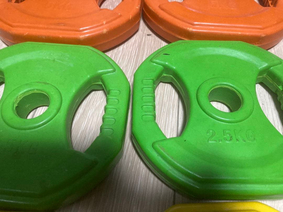 ウエイトプレートセット バー付き　バーベル