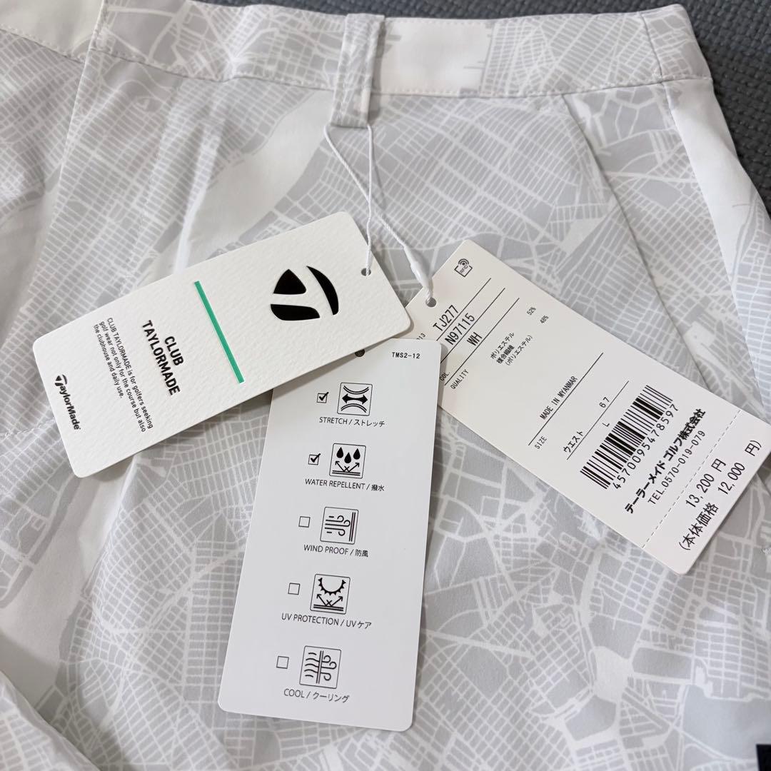 TaylorMade レディース ショートパンツ L ホワイト