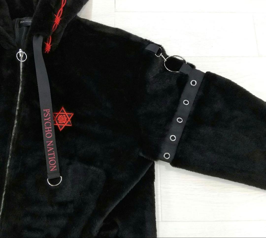 H756 PSYCHO NATION ジップパーカー