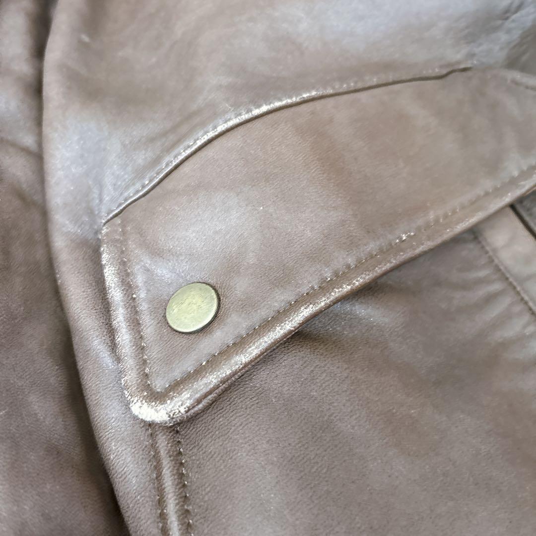 vintaga A-2 フライトジャケット レザージャケット　羊革　短丈　M