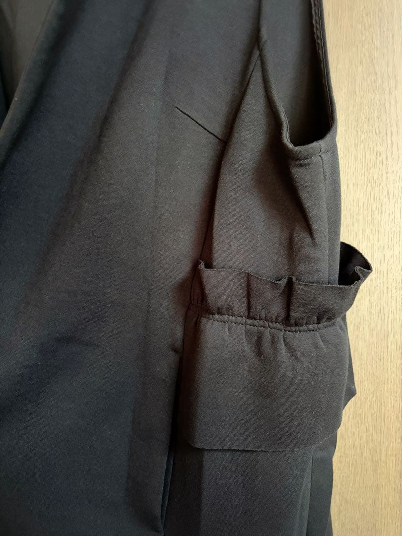 美品☆ローズティアラダンボールニットジレベスト黒大きいサイズ46