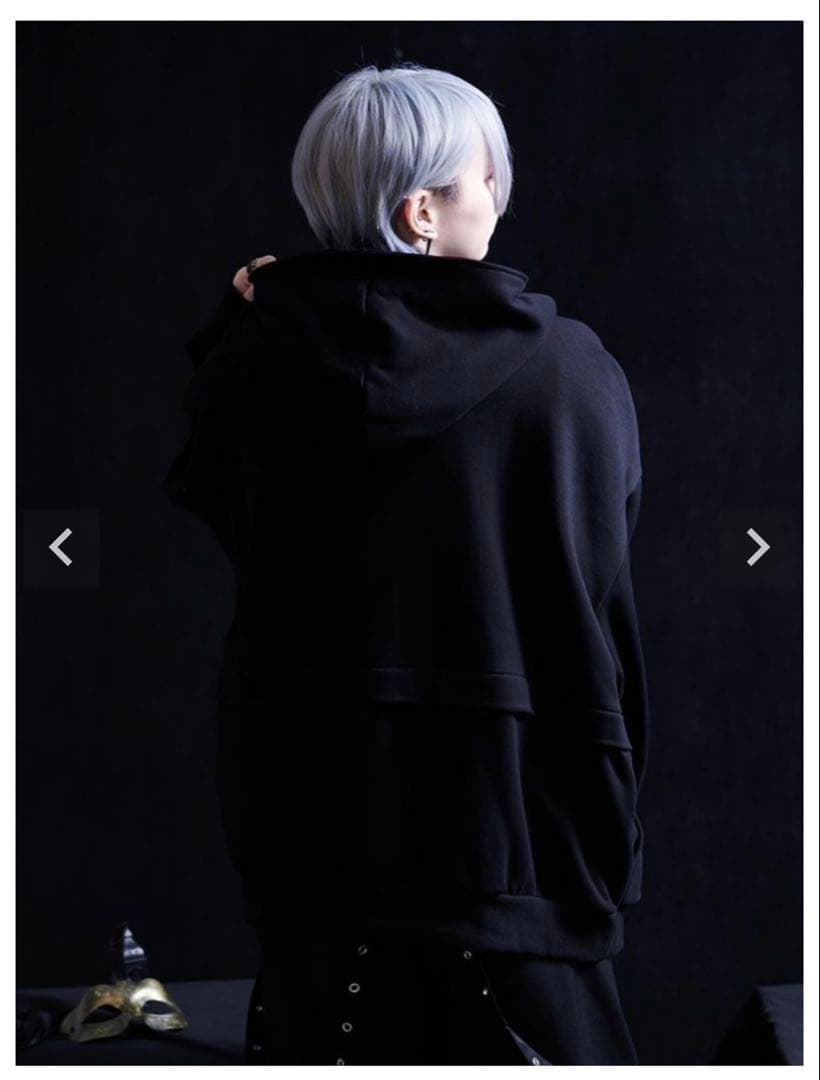 新品未使用タグ付きililil 【イルイルイル】より【蛇昇華界】着物パーカー