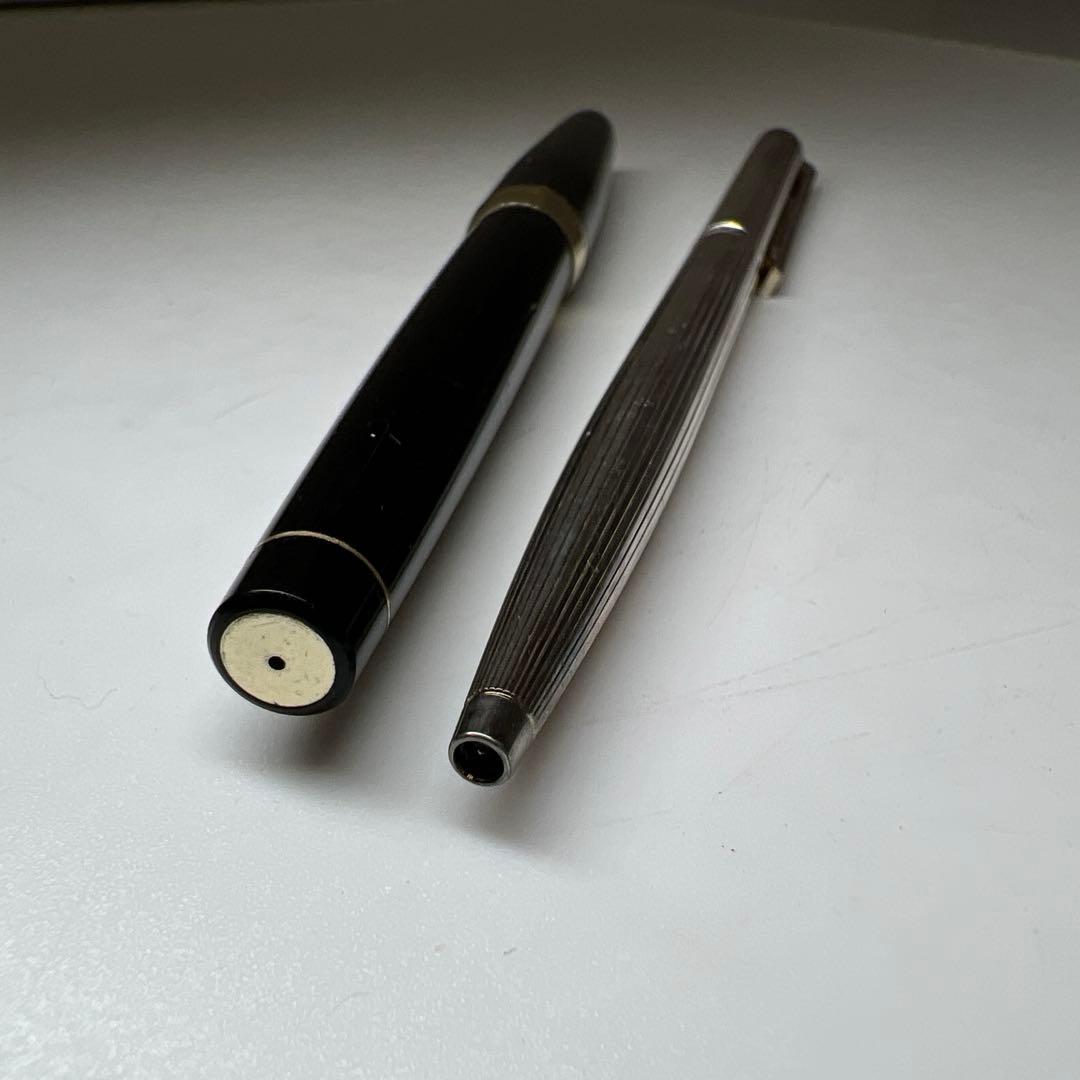 PILOT18K刻印万年筆/DUNHILLボールペン2点　東Y8-0218☆2F