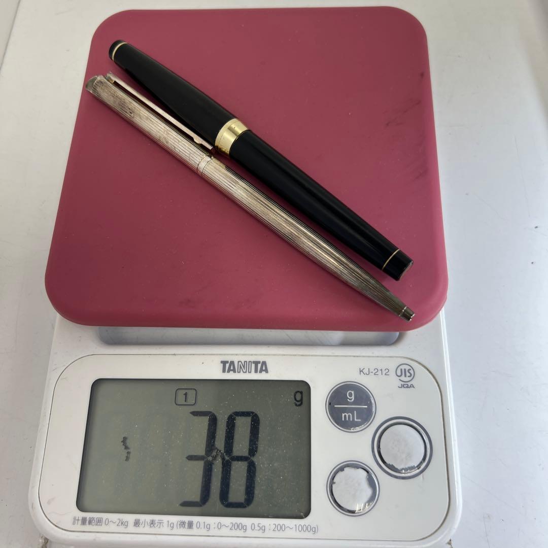 PILOT18K刻印万年筆/DUNHILLボールペン2点　東Y8-0218☆2F