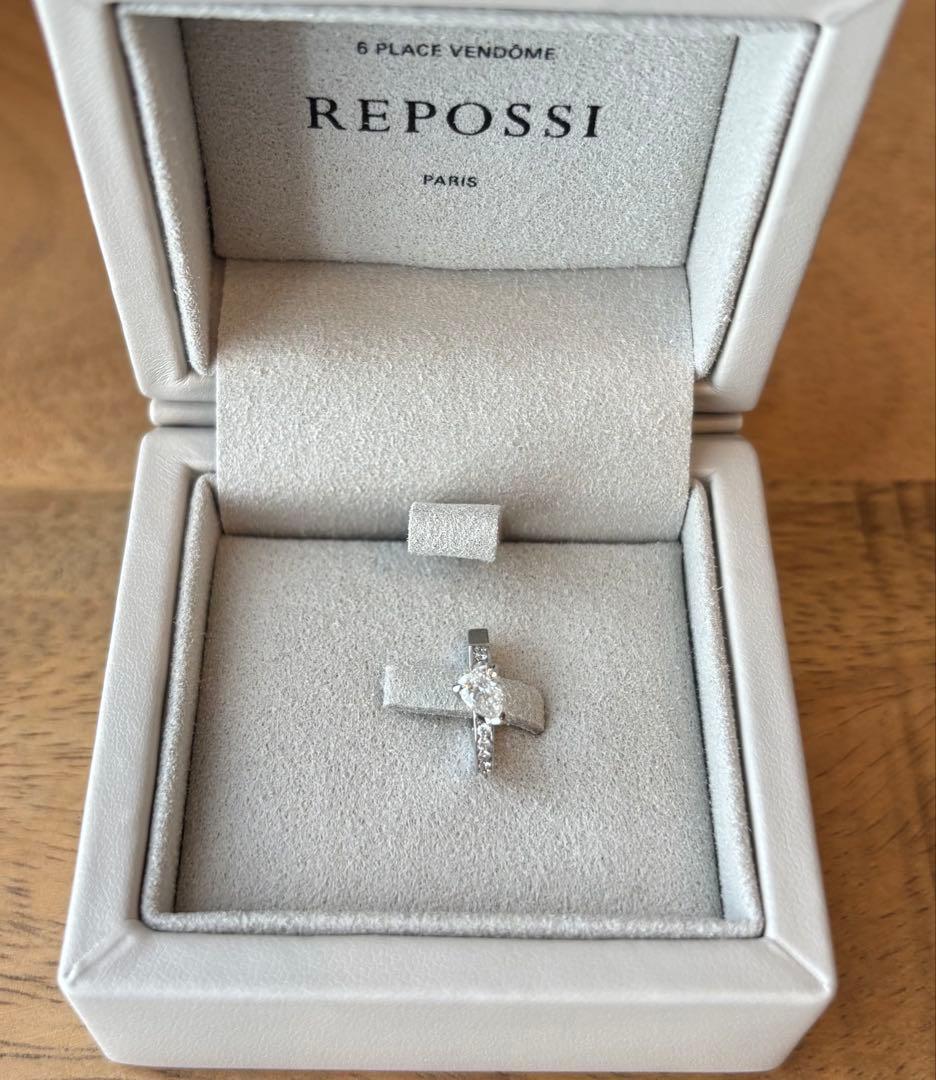 新品＊REPOSSI Serti sur Vide ピアス K18 WG