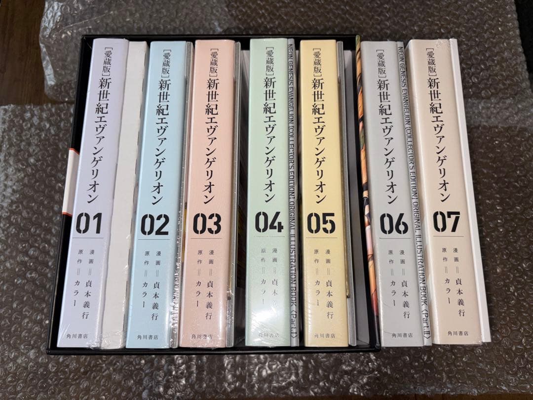 愛蔵版　新世紀エヴァンゲリオン 未開封　全7巻セット　収納BOX付き