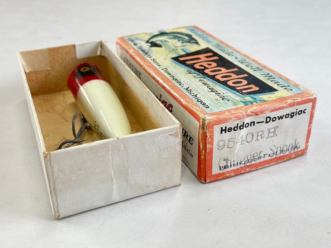 50年代 HEDDON CHUGGER SPOOK 金目 RH MIB