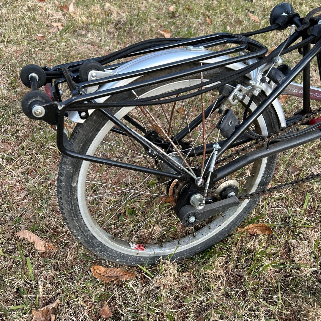 ブロンプトンBrompton折りたたみ自転車　レッド　BS6102 PART