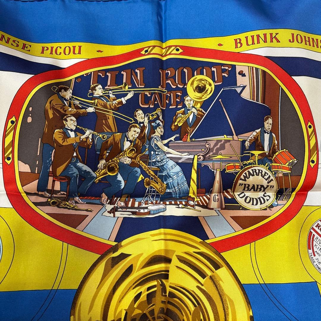 HERMES エルメス カレ90 ニューオーリンズ・クレオール・ジャズ　未使用