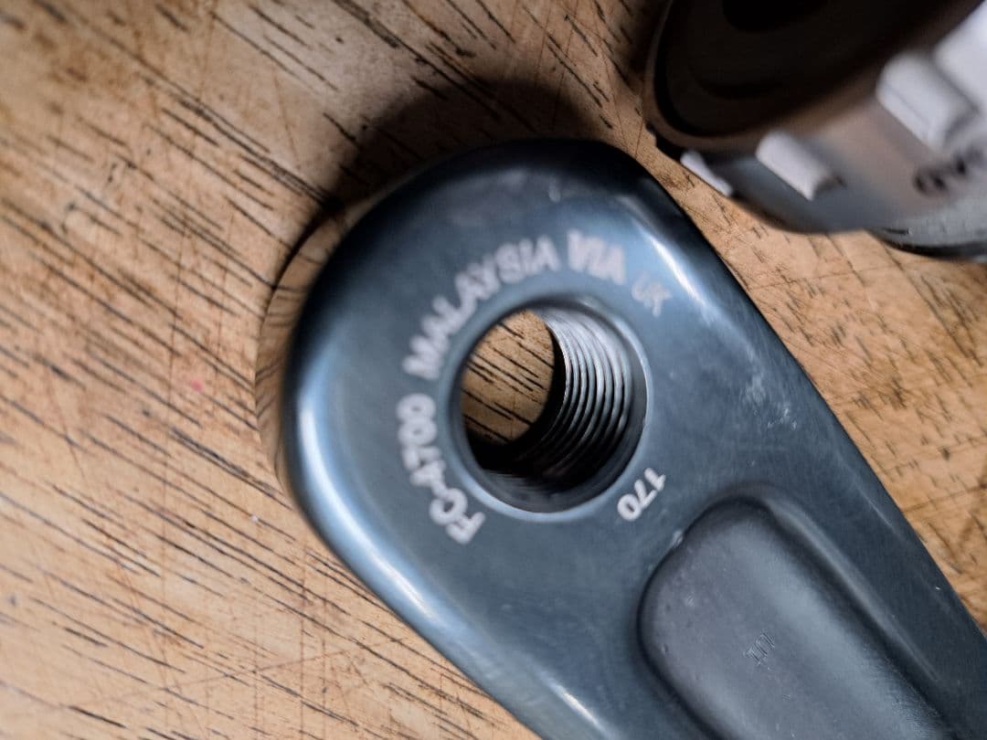 中古美品ShimanoTiagraクランクBBセット 10速50-34T170㍉