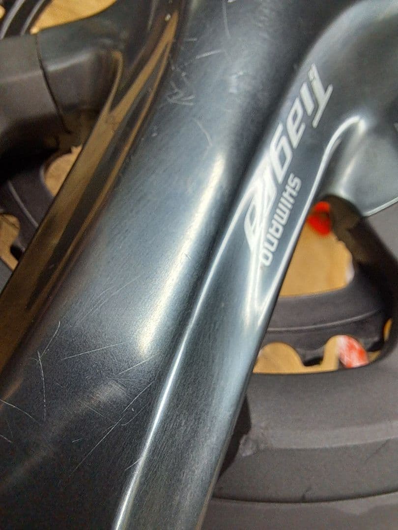 中古美品ShimanoTiagraクランクBBセット 10速50-34T170㍉