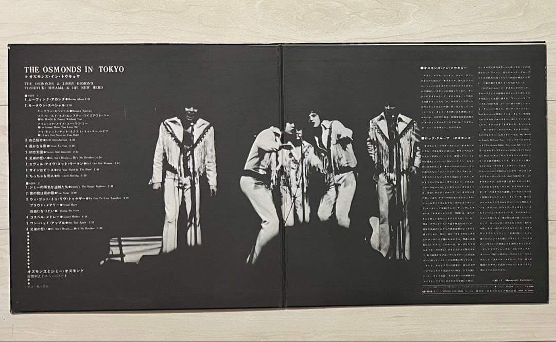 稀少LP☆オズモンズイントウキョウ ライブアルバム レコード 再生確認済