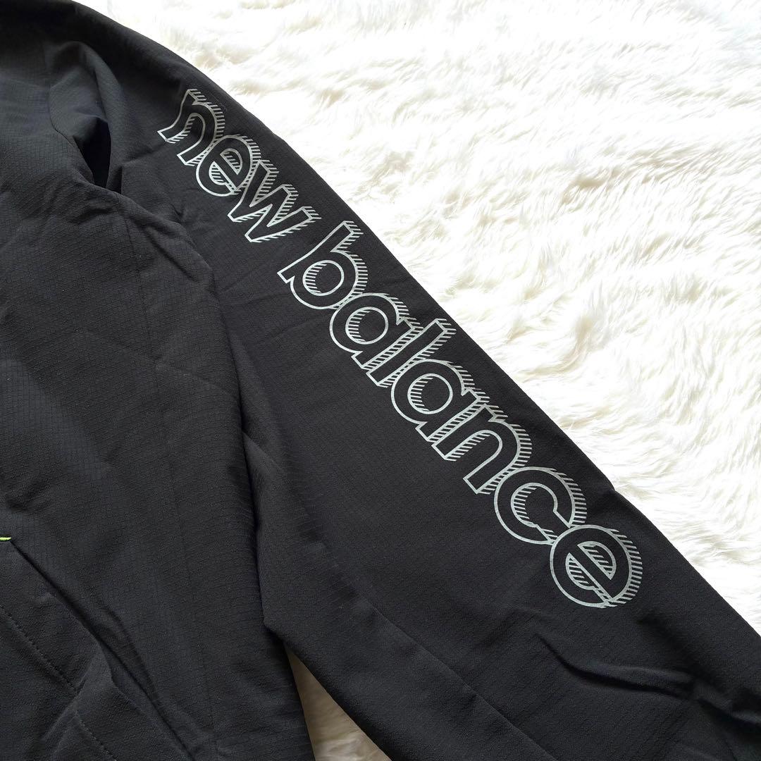 新品・タグ付✨ニューバランスゴルフ　ノーカラー　ジャケット　黒　XL