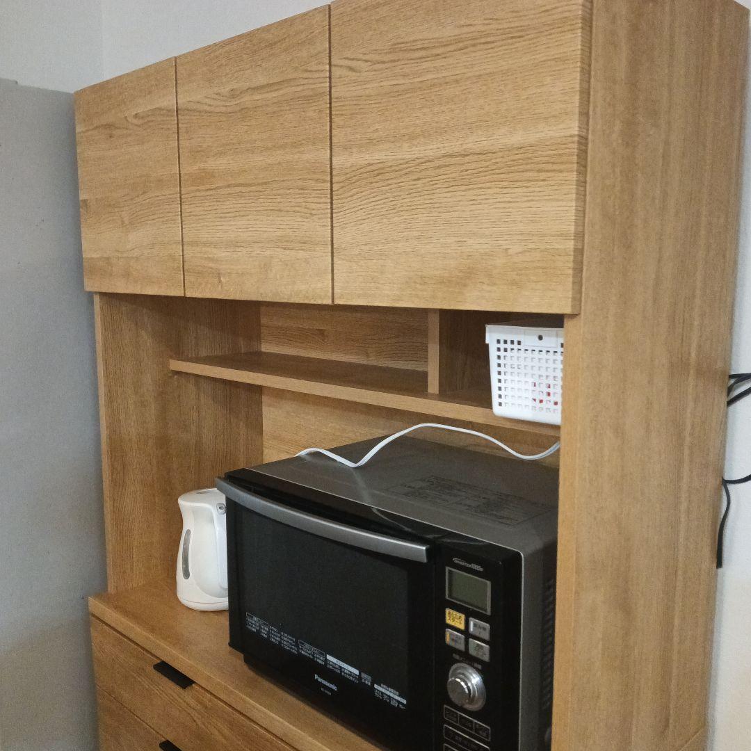 ナチュラルウッド キッチンカウンター使用短め美品＃解体できます、値下げ