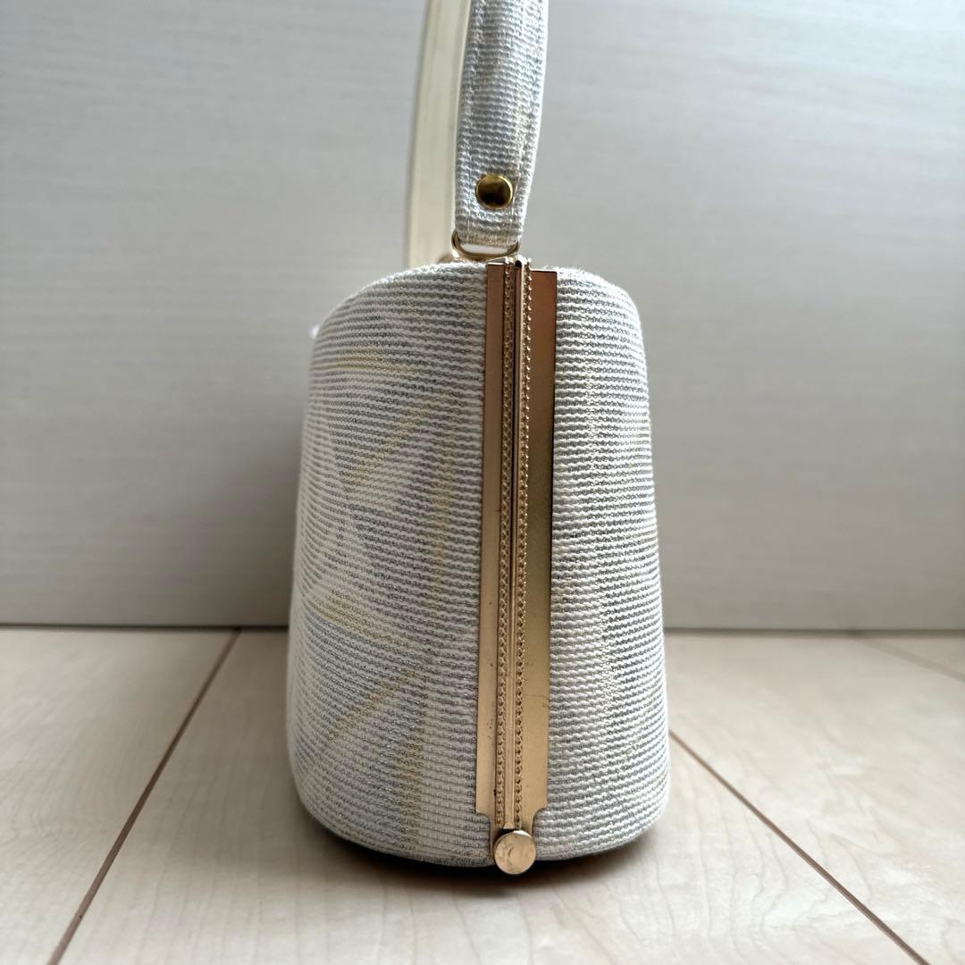 和装用バッグ 草履　セット　西陣織　ダイヤ箔 ハンドバッグ　フォーマルバッグ