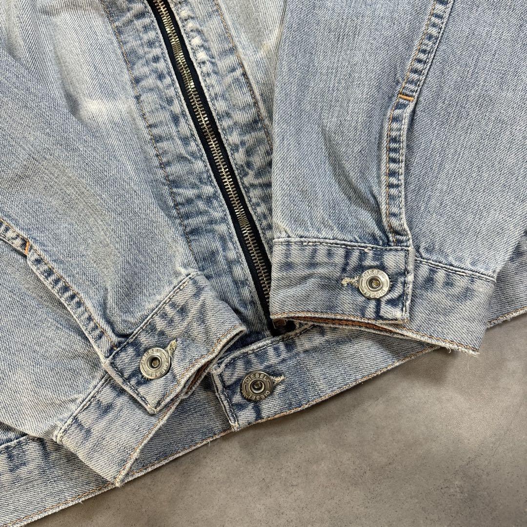 90s ヴィンテージディーゼル デニムローファートラッカージャケット Lサイズ