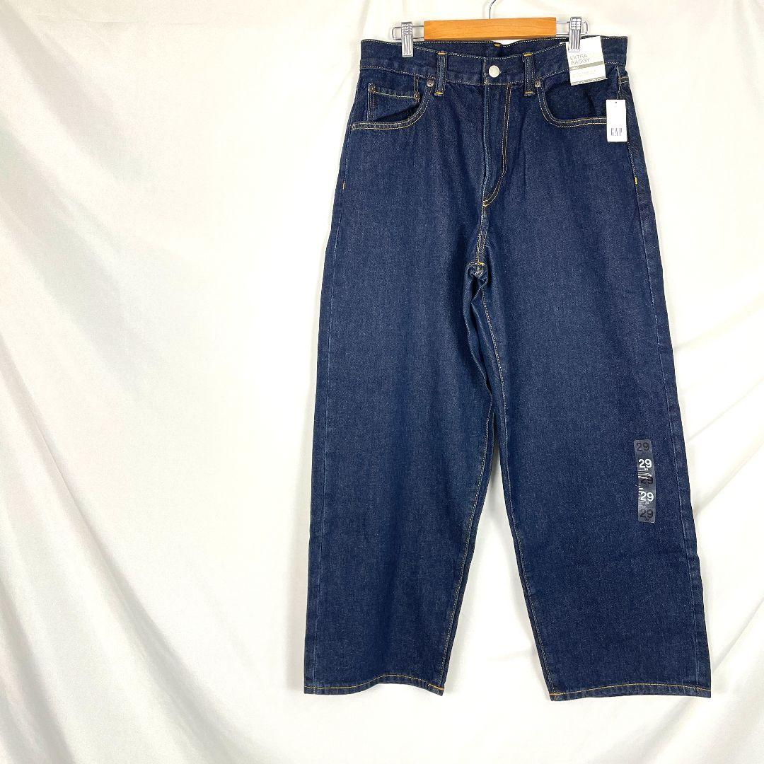123(プロフ必読) GAP EXTRA BAGGY リジッド デニム