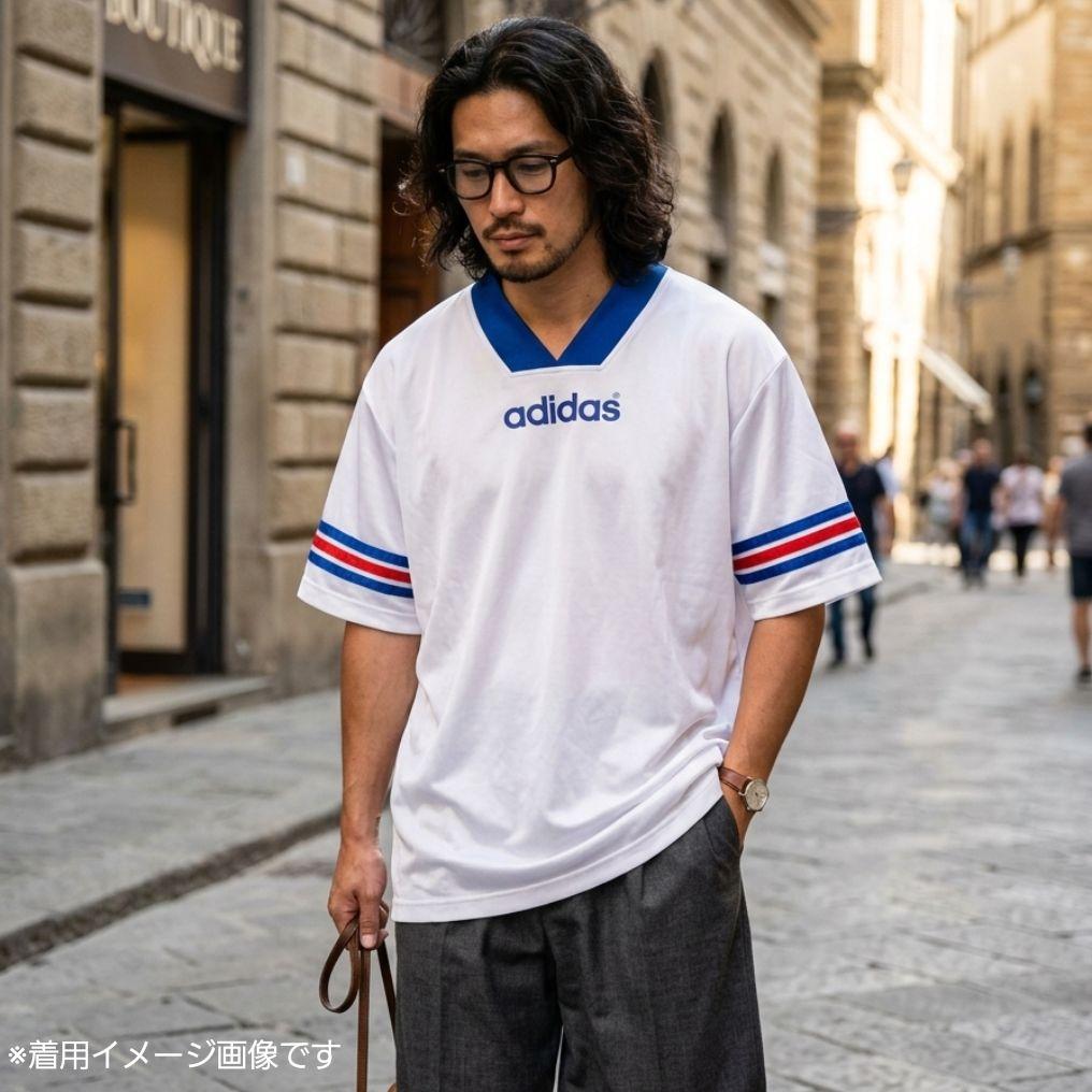 【希少】 90s adidas ゲームシャツ 当時物