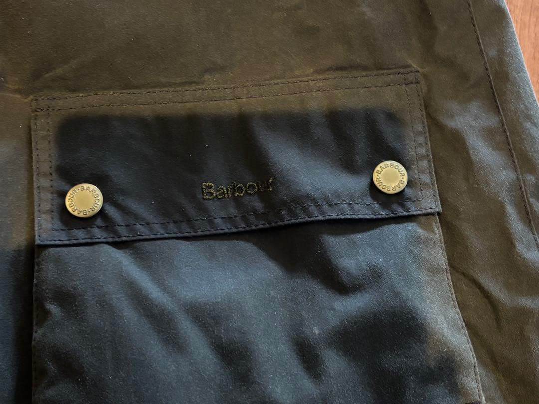 な*な様 Barbour オリーブグリーン ロングコート