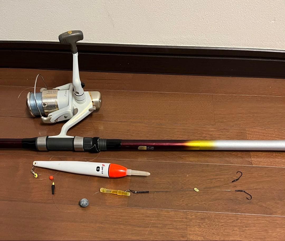シマノ 遠投磯竿 ホリデー磯 R 3-400PTS & ダイワ スピニングリール