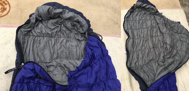 ☆モンベル 寝袋 バロウバッグ スーパーストレッチ #5 青 1121702