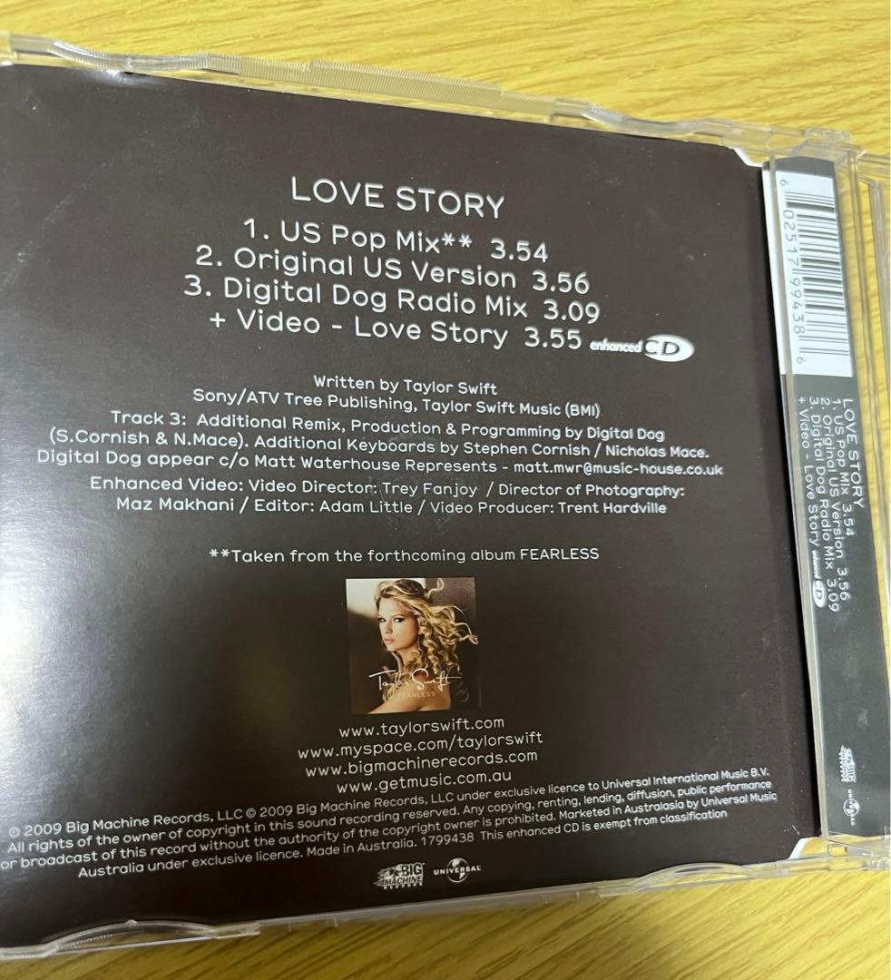 洋楽 Taylor Swift LOVE STORY