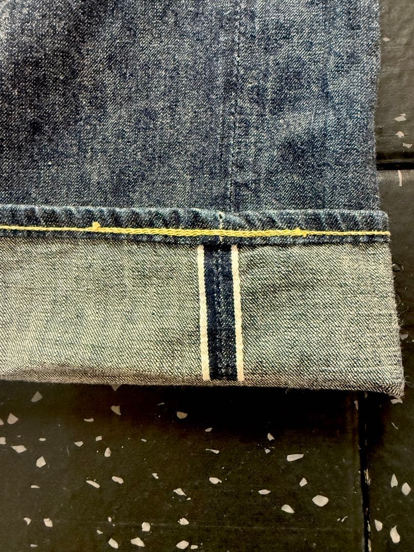 FULL COUNT Lot 0105 W33 L36 ワイドストレートデニム