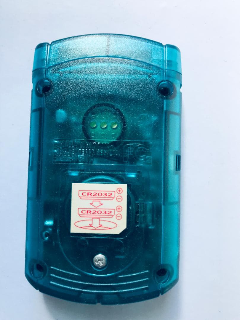 【新品電池交換】DC　ビジュアルメモリー　クリアブルー　蓋付き　HKT-7000