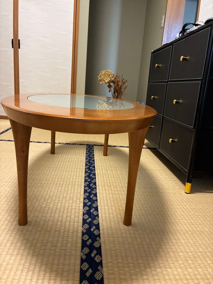 オールドカリモク　ローテーブル