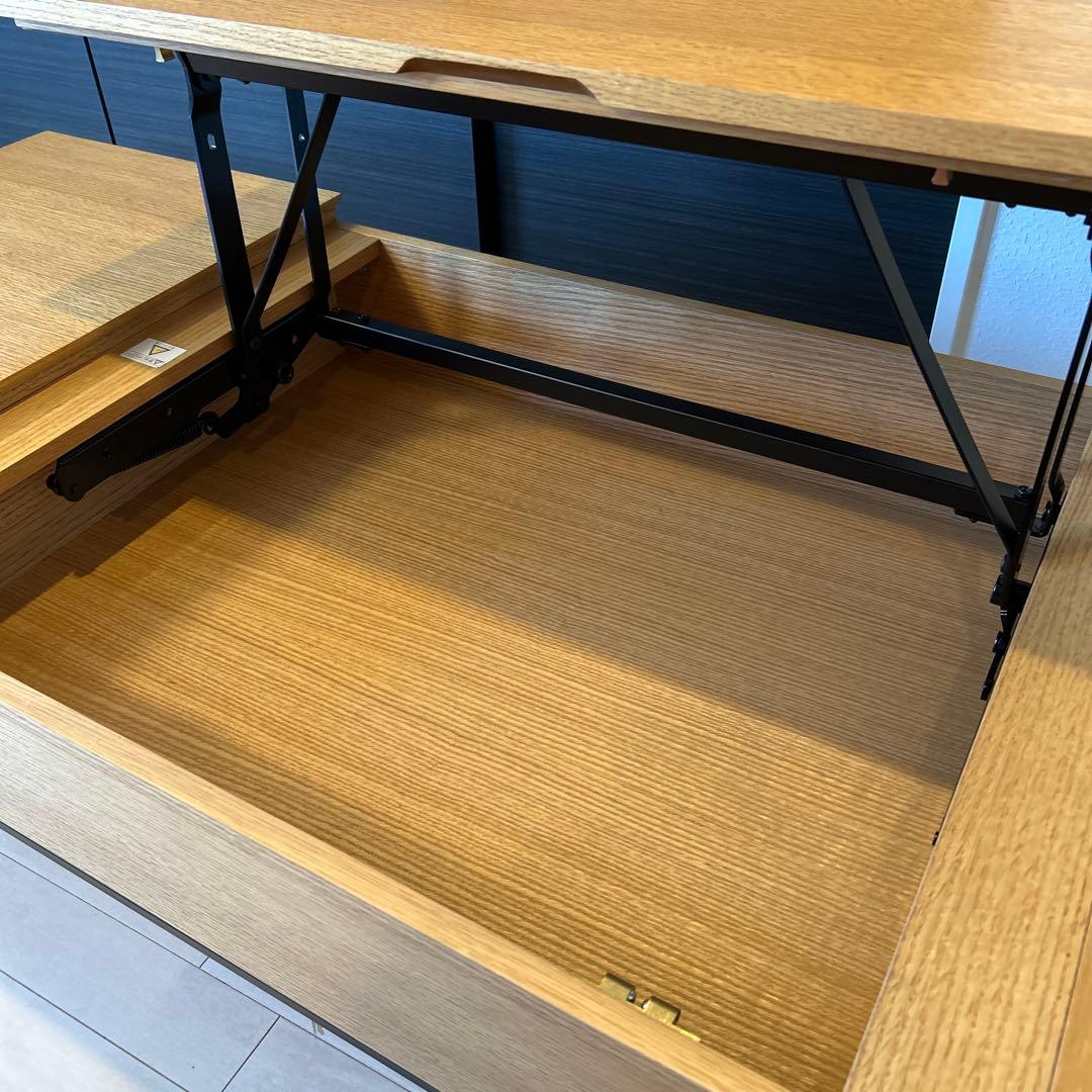 ニトリ　センターテーブルNヒバリ120 LBR