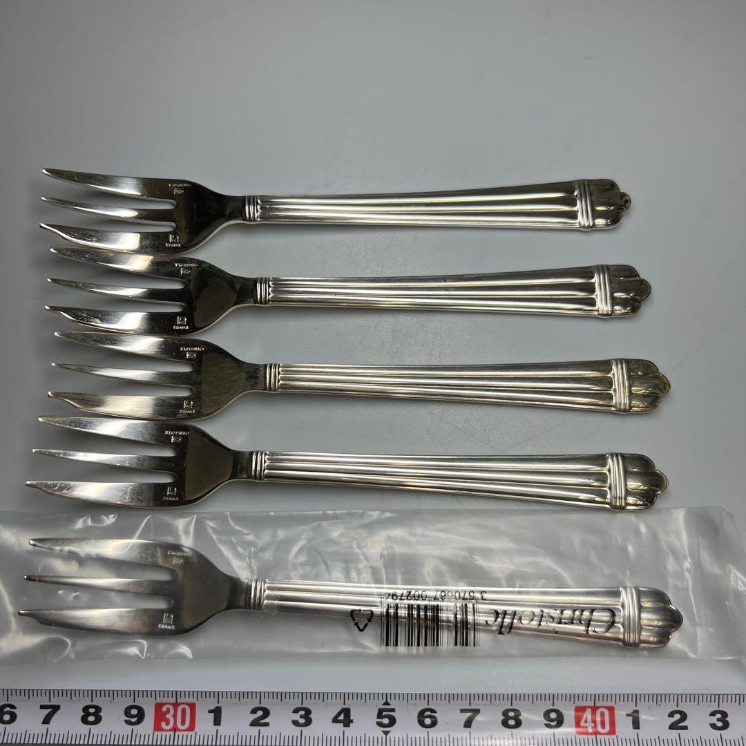 クリストフル　アリアカトラリー19点　箱（小）付　502g東Y8-0316☆2F