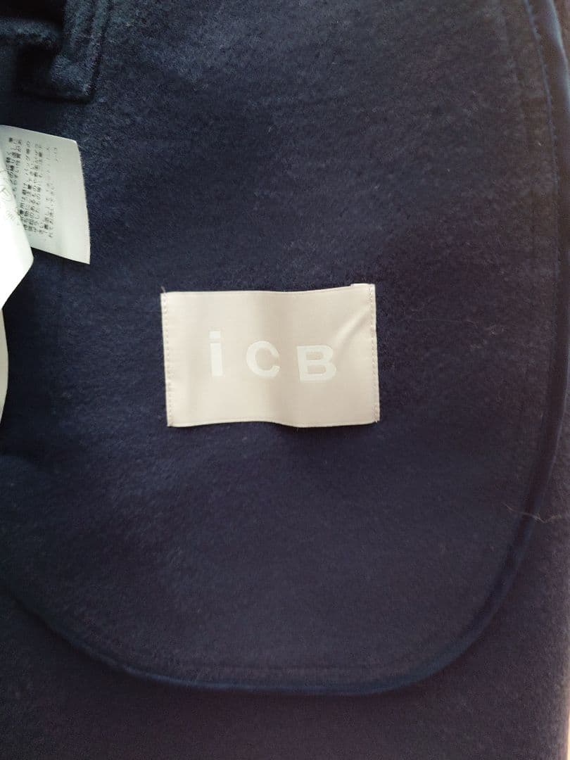 ICB オシャレなポンチョコート　羊毛・カシミア　サイズ4　美品