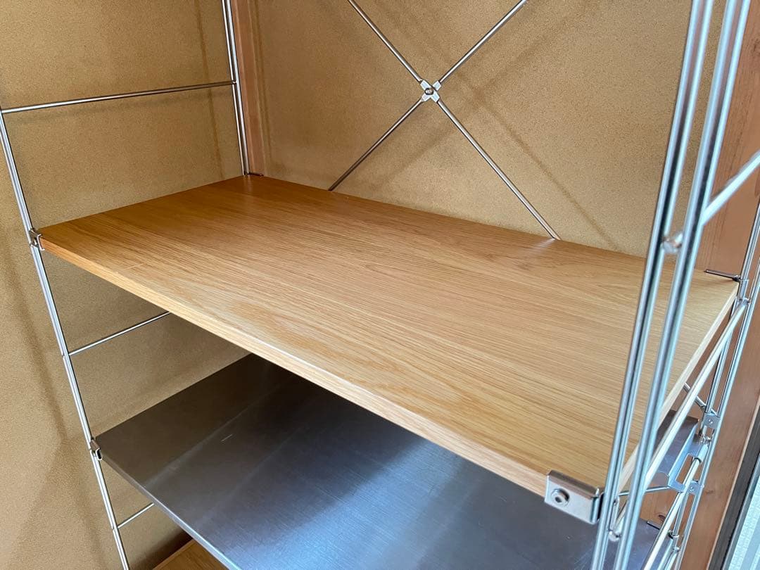 無印良品 ステンレスユニットシェルフ・オーク材・ワードローブセット