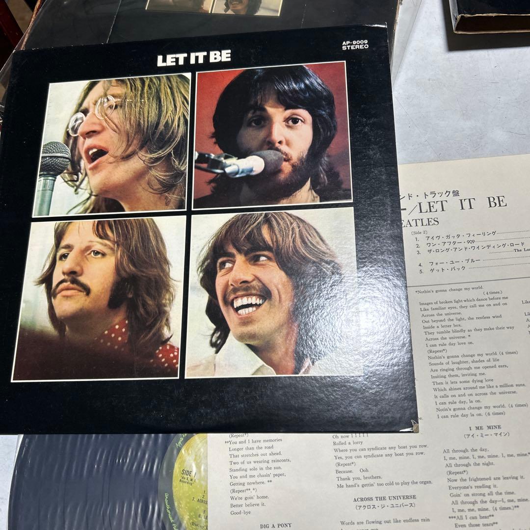 I*S様 ビートルズ ／let it be box／AP-9009／黒盤／bea