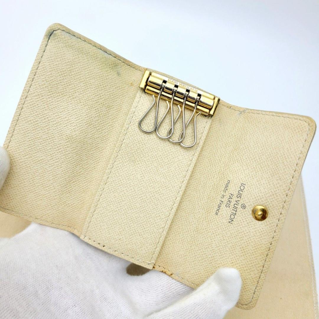 ルイヴィトン ダミエ アズールキーケース ミュルティクレ4 N60020